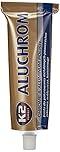 K2 ALUCHROM ALLOY Rim Polish PASTE Car Bike Chrome Aluminium Steel Metal Cleaner