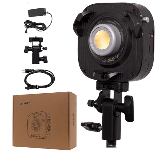 Amaran Halo 60x COB LED�r�f�I���C�g 60W CCT 2,700K - 6,500K Bowens�}�E���g���� 9��ނ̃G�t�F�N�g�Ŏʐ^�B�e���R���g���[�� Aputure��