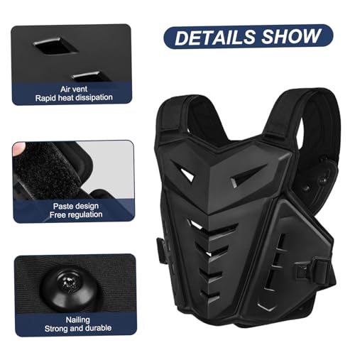 CUCUFA Chest Back Protector, Motorcycle Armor Vest, Sports Chest Back Spine Chest Protector Vest, Motorcycle Protective Gear, Bike Body Guard Vest, Motocross Dirt Bike Body Guard Vest - Thumbnail 4