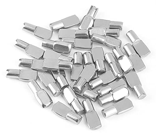 6mm Shelf Pegs,Fit 6mm Diameter Hole Cabinet Spoon Shape Support Pins 40pcs