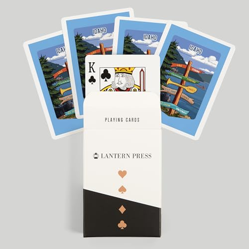 Lantern Press Idaho 52 Cartas Poker miniatura 6