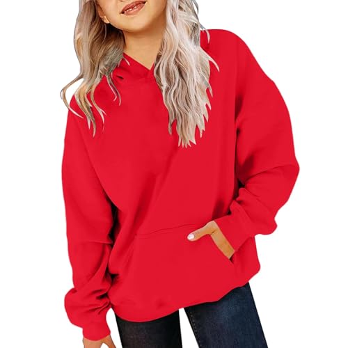 Hoodies for Teen Girls Cute Trendy Long Sleeve Oversized Hooded Sweatshirts Kids Girl Gradient Color Preppy Clothes