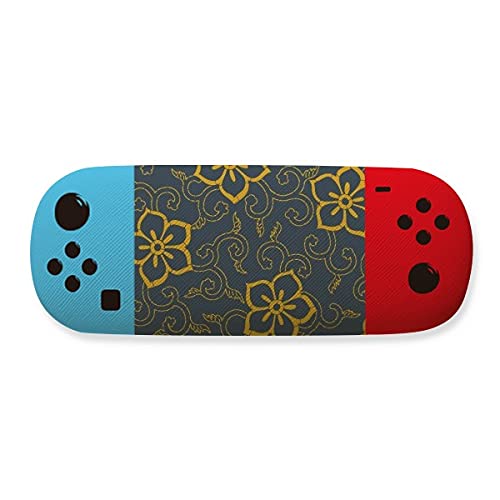 Étui de rangement à lunettes pour le bureau et les voyages motif fleuri