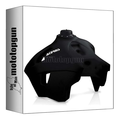 Réservoir moto noir Acerbis 450 EXC-F pour réparer une fuite d'essence