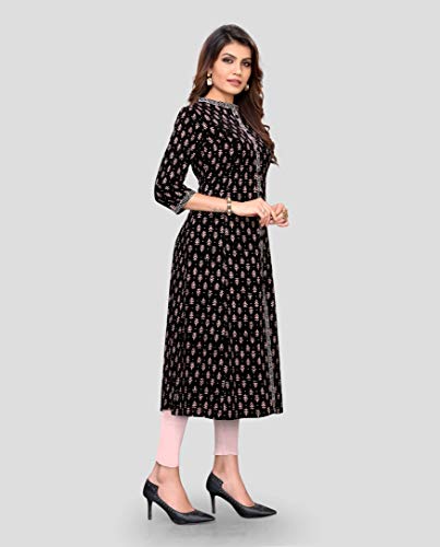 Image of Vbuyz Women Cotton Flared Kurti (VF-KU-356)