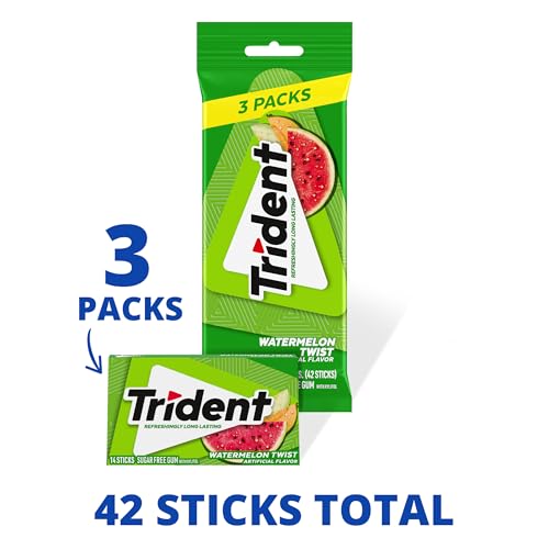 Image of Trident Sugar Free Gum Watermelon Twist, 42 ct