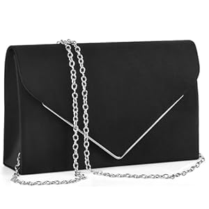 TINDTOP Clutch Purses for Women, Formal Evening Clutch Bags Shoulder Envelope Party Handbags Wedding Cocktail Prom Clutches
