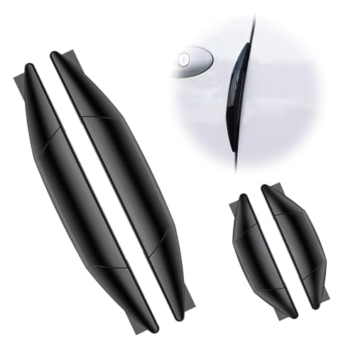 NTNEV Pack-4 Car Door Anti-Collision Strip, Hollow Buffer Shock-Absorbing Side Door Edge Protector, Universal Auto Side Edge Protection Accessories for Vehicle Truck SUV RV Cars (Black)