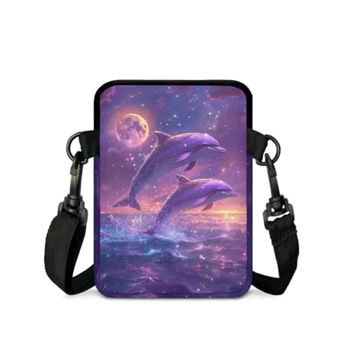 Girls Crossbody Shoulder Bag with Zipper, 2 Layer Messenger Bags for Women Men2