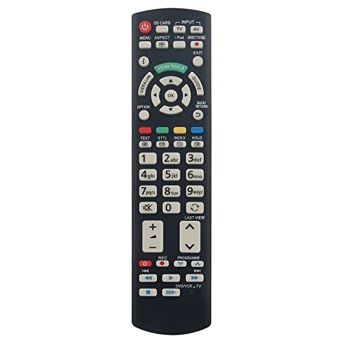 VINABTY N2QAYB000506 TV Remote Control Compatible with Panasonic TV TX-L19D28EP TX-22D28EP TX-L22D28BP TX-L22D28EW