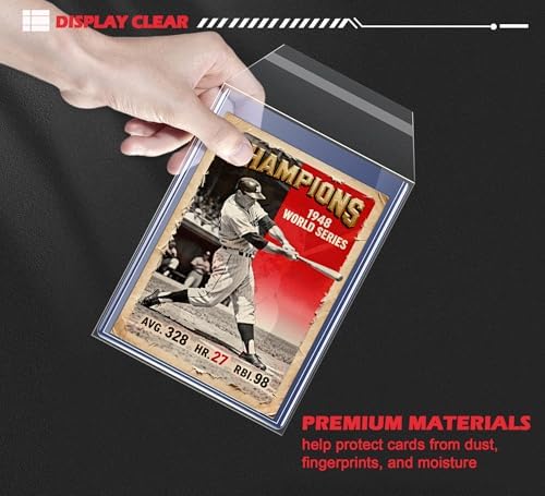 Top Loader Sleeves 1000 Pack, Resealable Team Bags for 35-75PT Rigid Top Loader Card Holders - Penny Sleeves for 3"X4" Top Loaders Trading Card - 2