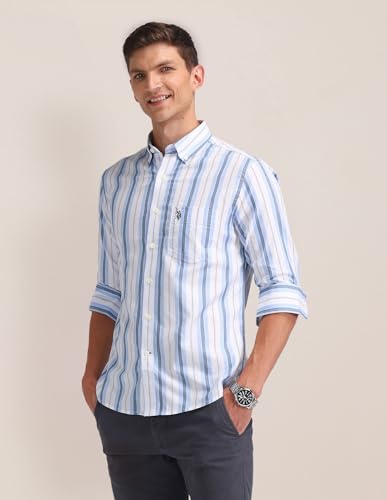 Image of U.S. POLO ASSN. Men's Cotton Regular Fit Shirt