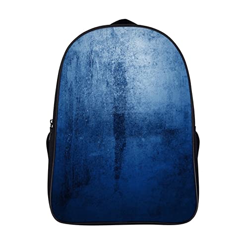 Mochila informal para hombres y mujeres escolares mochila unisex juvenil azul 3D