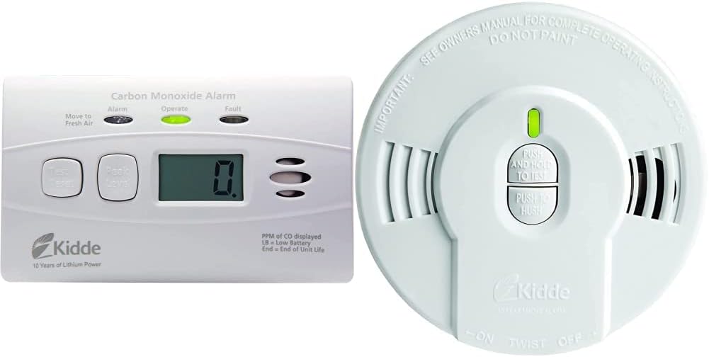 Kidde Smoke &amp; Carbon Monoxide Detectors with 10-Year Battery