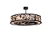 Meyda Tiffany 170922 Leaf, Flower, Fruit 12 Light Chandel-Air from Whispering Pines Collection in Black Finish, 45.00 inches, Timeless Bronze