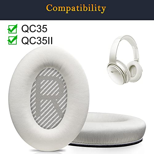 SoloWIT Lambskin Replacement Earpads Cushions for Bose QuietComfort 35 (QC35) & Quiet Comfort 35 II (QC35 ii) Headphones - Image 4