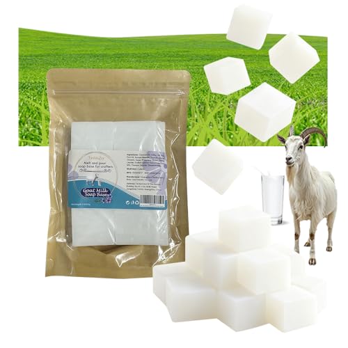 Goat Milk Soap Base 1 lb Melt and Pour Soap Base for Crafts - Natural Soap Making Supplies DIY Soap Base for Beginners
