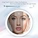 Magnifying Mirror with Light 30X, Lighted Makeup Mirror 30X for Precision Makeup, 3 Color Modes and Adjustable Brightness, 360° Swivel Magnifying Mirrors Suction Cup for Bathroom 8 Inches