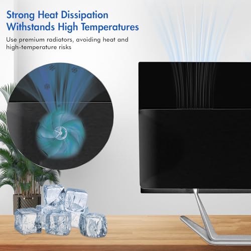 Image of All-in-One Desktop Computer PC, 24 inch FHD Display Monitor I3-8100T Quad-Core Processor 16GB RAM 512GB SSD, Dual-Band Wi-Fi, Bluetooth, 6 USB, VGA for Office Gaming Home Study