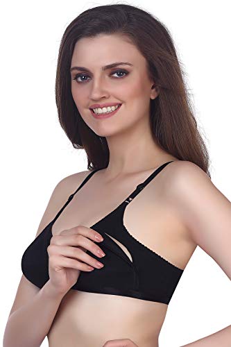 Image of Vstar Women's Cotton Non-Padded Wire Free Maternity Bra