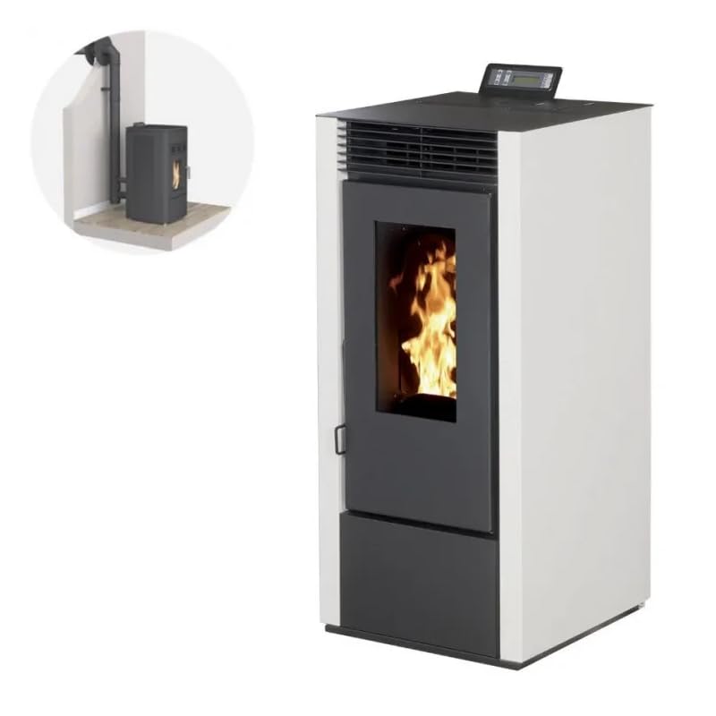 Pack Poêle à granules Interstoves MARINA 11 Etanche + Kit Conduit Ventouse (sortie façade) -