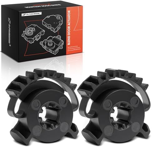 A-Premium 2PCS HVAC Heater Blend Door Actuator Gear Kit - Compatible with 2011-2021 - Jeep Grand Cherokee & Dodge Durango - Replacements# 68214880AA