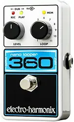 Electro-Harmonix Pedal de efeitos Looper para guitarra Nano Looper 360