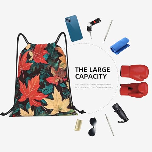 Drawstring backpack, sports gym bag with zippered side pockets foldable for sports, shopping, gym, traveling4