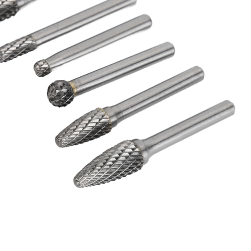 Set de 8 fresas de carburo para metal y madera miniatura 7