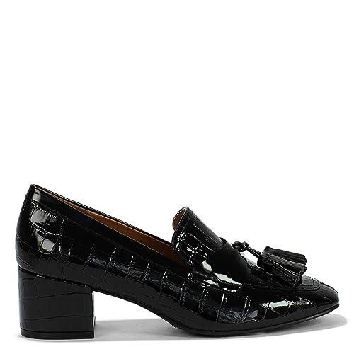 Image of Donald Pliner Women's Kressida Dress Loafers, 2 inch Block Heels for Women, Slip-On Heels for Women