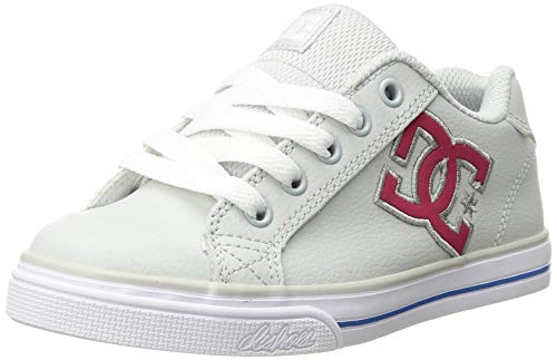 DC Unisex-Child Chelsea Sneaker, Grey/Pink, 11 M M US Little Kid