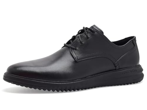 Image of Cole Haan Men's Grand+ Plain Toe Oxford, Black /Black, 10.5-M US