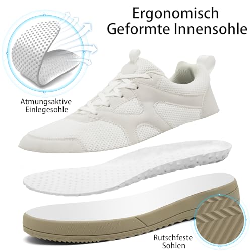 QIJGS Herren Trainers Sneaker Running LaufschuheSchuhe Turnschuhe Wanderschuhe Straßenlaufschuhe Tennisschuhe Athletic Leicht Fitnesss Jogging Walking – Bild 3