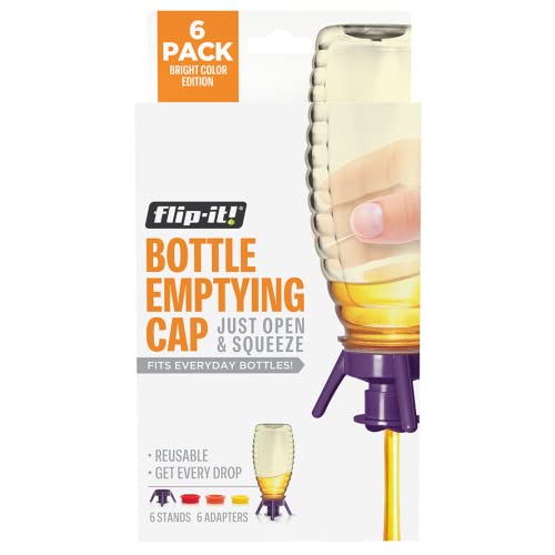 Flip-It! Bottle Emptying Kit (6 Pack, Bright Color Edition) #TOP1