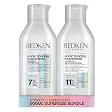 REDKEN Acidic Bonding Concentrate Shampoo and Conditioner 500ml Bond Repair Supersize Bundle