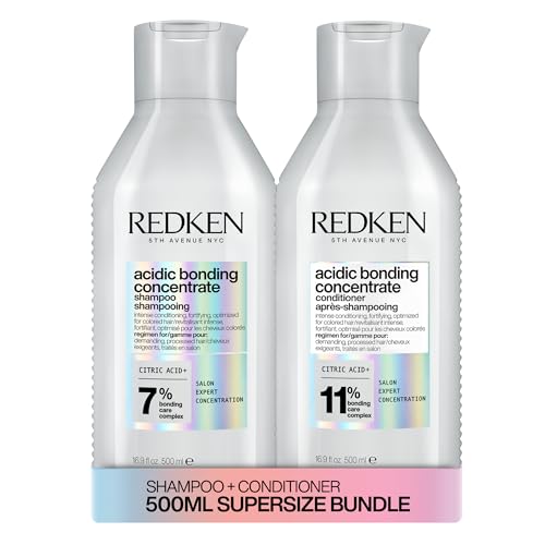 REDKEN Acidic Bonding Concentrate Shampoo and Conditioner 500ml Bond Repair Supersize Bundle