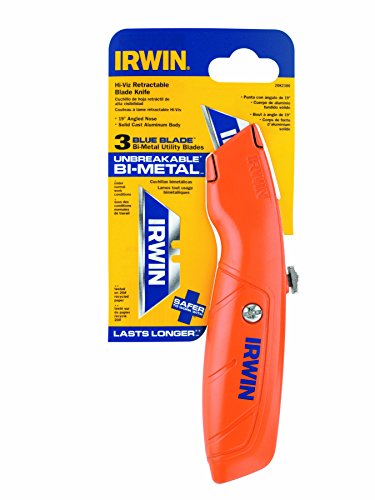 Irwin Tools Irwin Faca Utilitária Retrátil Hi-Vis 2082300 Laranja