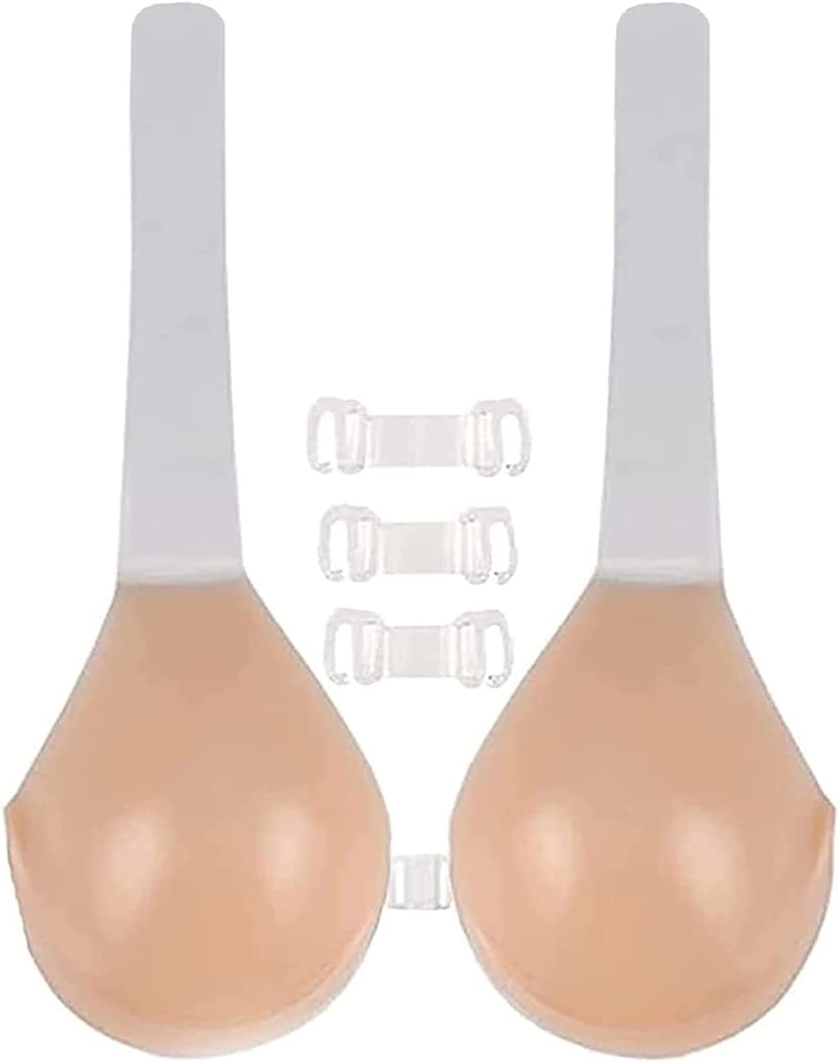 ANSAIR Invisilift Bra, Invisible Adhesive Bra for Women, Conceal Lift Bra Adhesive Conceal Tape (Color : With Snap, Size : DDD)