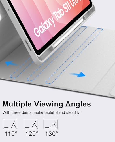 Image of Keyboard Case for Samsung Galaxy Tab S11 Ultra 14.6 Inch 2025, Magnetic Detachable Bluetooth Wireless Keypad, Smart Protective Cover with S Pen Holder for Samsung Tablet S11 Ultra 14.6'' SM-X930 /X936B