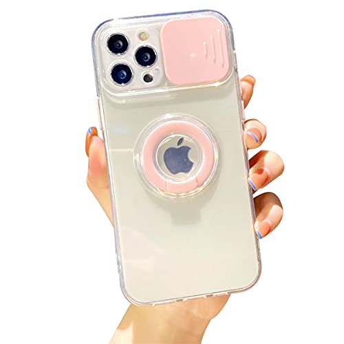 Rokmym Coque Compatible avec iPhone 13 Pro Max,Avancé Silicone Souple Protection de la Caméra Étui Housse [avec Anneau Rotatif à 360 degrés ] Etui Anti-Choc Case pour iPhone 13 Pro Max