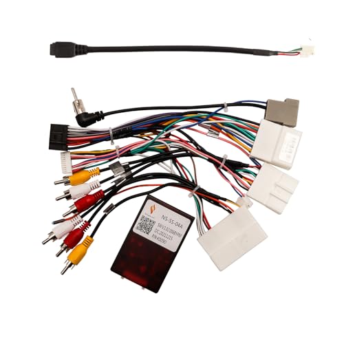 ViaBecs 16-Pin Car Radio Wiring Harness Canbus Box for Nissan Qashqai Rogue X-Trail 2014-2022, Retain Factory Rear Camera 360 Camera Steering Wheel Control Bose AMP, Plug & Play for Android Storeo