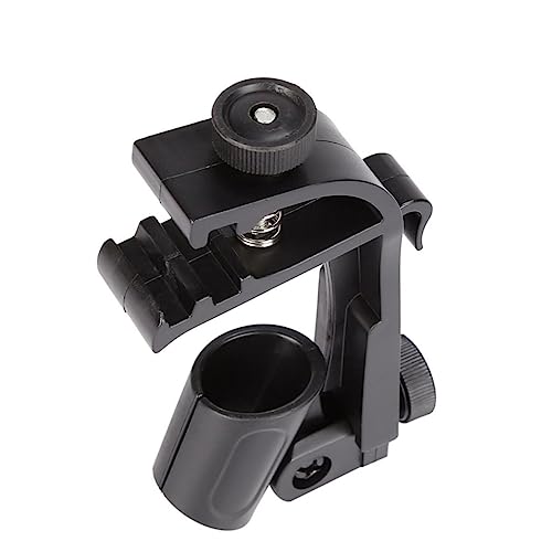 SUPVOX Drum Clip Mount for Microphone Shockproof Mic Holder Adjustable Clip on Mic for Drums Reusable Metal Gear
