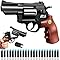 Pistola Giocattolo, Revolver Pistole Giocattolo, Pistola Giocattolo per Bambini Con 24 Soft Bullet dai 8 Anni in Su per Giochi all'aperto Carnevale Halloween Regalo Cosplay