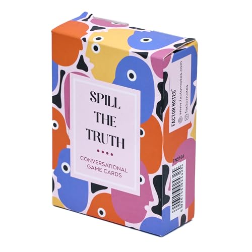 Image of FACTOR NOTES adults Conversation Card Game : Spill The Truth