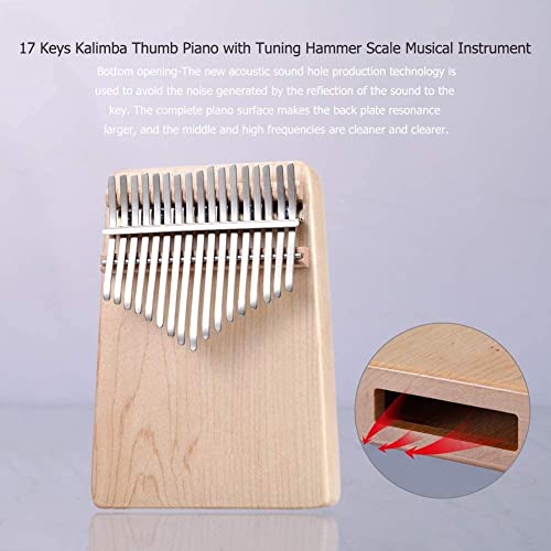 Mini Finger Kalimba Thumb Piano 17 Touches Kalimba Instrument à Cordes Pincées Traditionnelle Piano à Pouce en Bois avec… - Les Beatles, Paul McCartney, John Lennon, RIngo Starr, George Harrison Mini Finger Kalimba Thumb Piano 17 Touches Kalimba Instrument à Cordes Pincées Traditionnelle Piano à Pouce en Bois avec… – Image 5