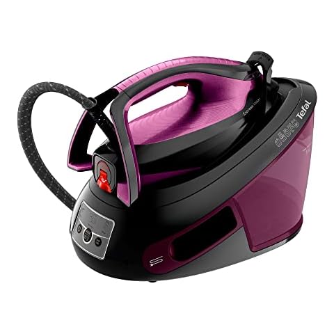 Tefal SV8152 Express Vision Dampfbügelstation | 480 g/Min. Dampfstoß | 130 g/Min. kontinuierliche Dampfabgabe | Easy LED Vision | Kalk-Kollektor Cover