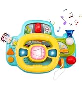 MYDOVA Lenkrad Spielzeug, Baby Spielzeug 1 Jahr, mit Musik Licht und Geräuscheffekten,Baby Musiks...