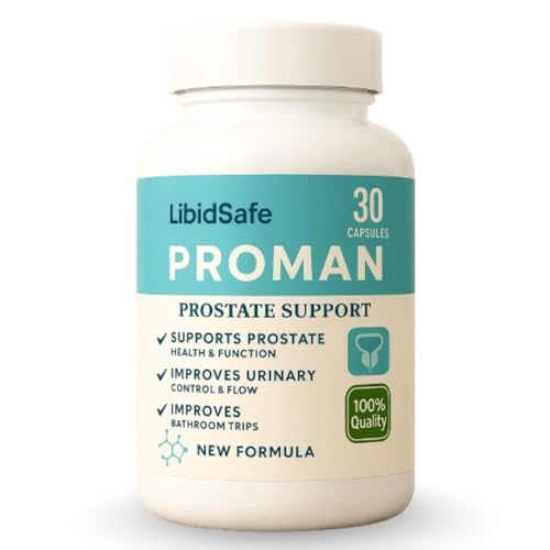 Image of Proman Capsule for Men | Advanced Prostate Support Formula | Ayurvedic Prostate Wellness Supplement for 40+ Men | Get Relief from Frequent urination at night | 30 Capsules (Pack of 1)