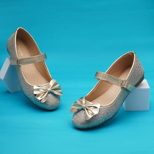 Image of BALLERINAS Kids - Footwear For Girls Comfortable Casual & Function | PU - Material |Design - BG5112| Closure- Velcro