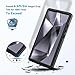 Lanhiem Magnetic for Samsung Galaxy S24 Ultra Case, IP68 Waterproof Dustproof, Built-in Screen Protector, Rugged Full Body Shockproof Cover for Galaxy S24 Ultra 5G 6.8 Inch, Black/Clear